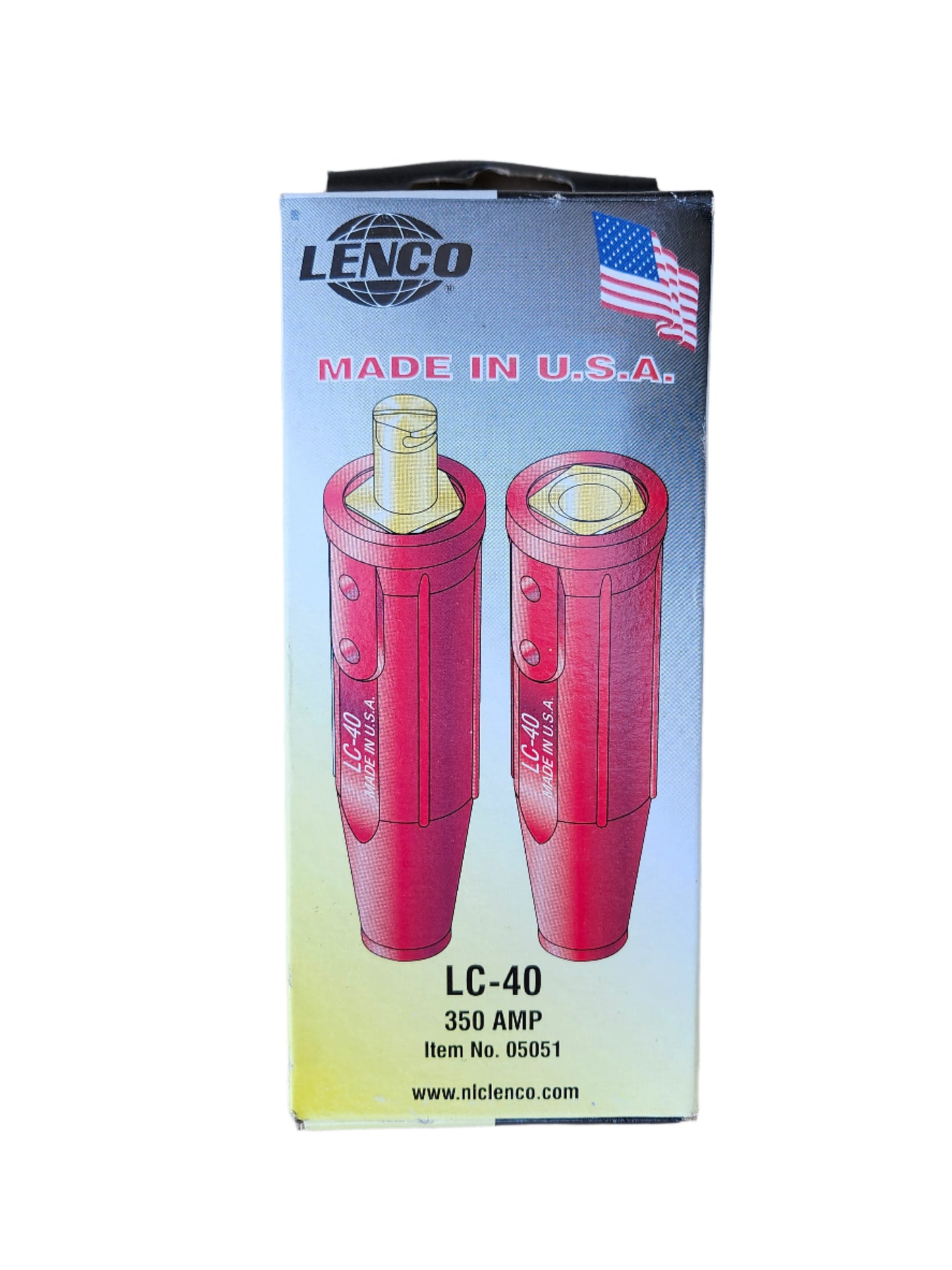 Pair of Lenco Cable Connector - Red
