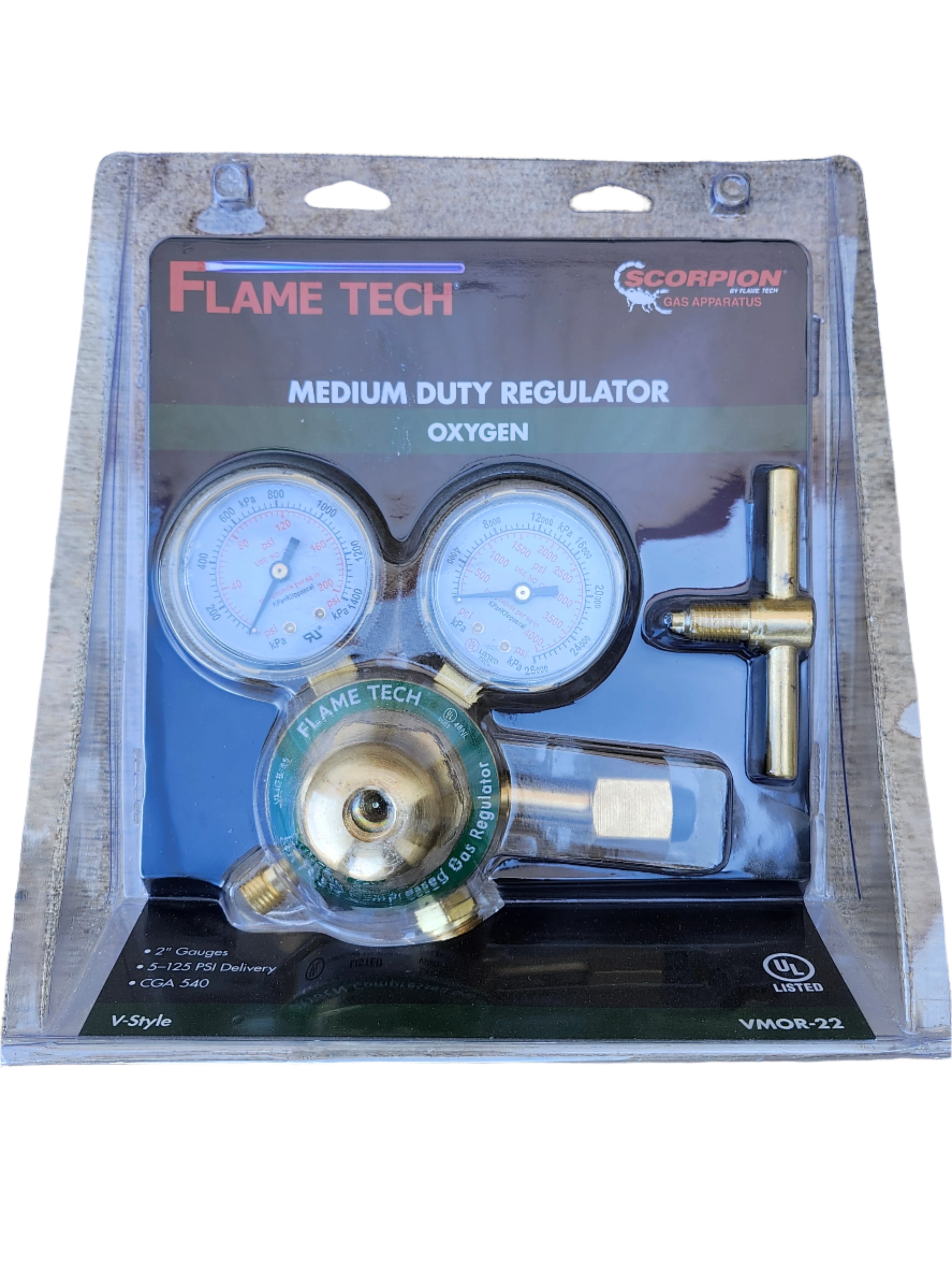 Flame Tech Regulator Oxygen JK Welding and Gas Supplies
