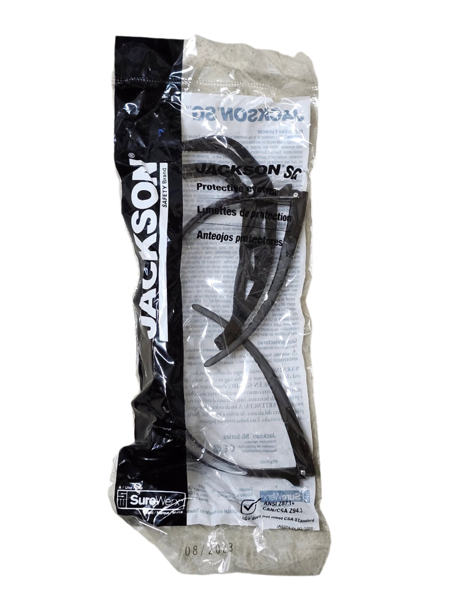 Jackson #5 tinted protective eyewear, with strap