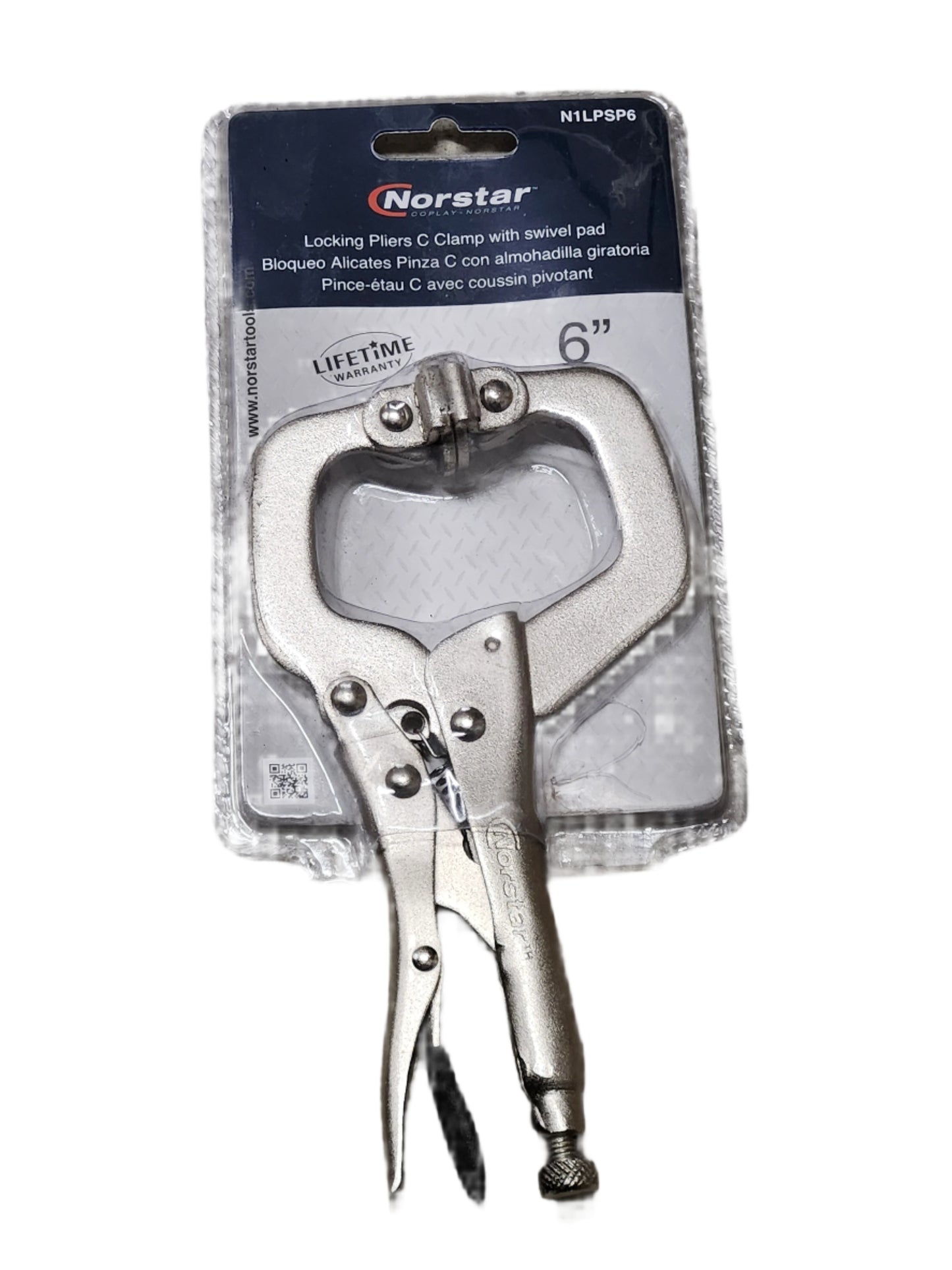 Norstar 6" C Clamp Locking Plier