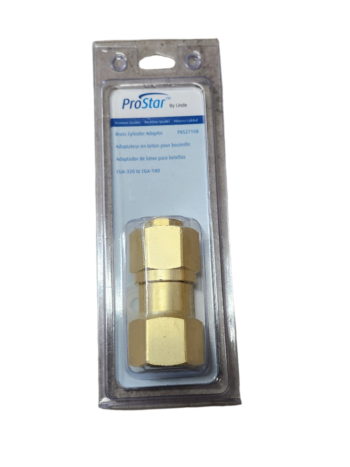 Pro Star - Brass Cylinder Adapter - CGA 320 to CGA 580