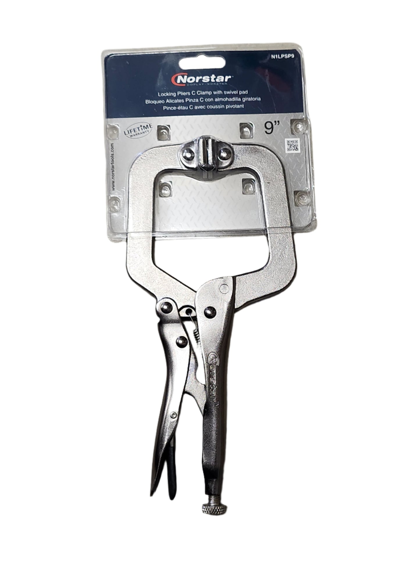 Norstar 9" C Clamp Locking Plier