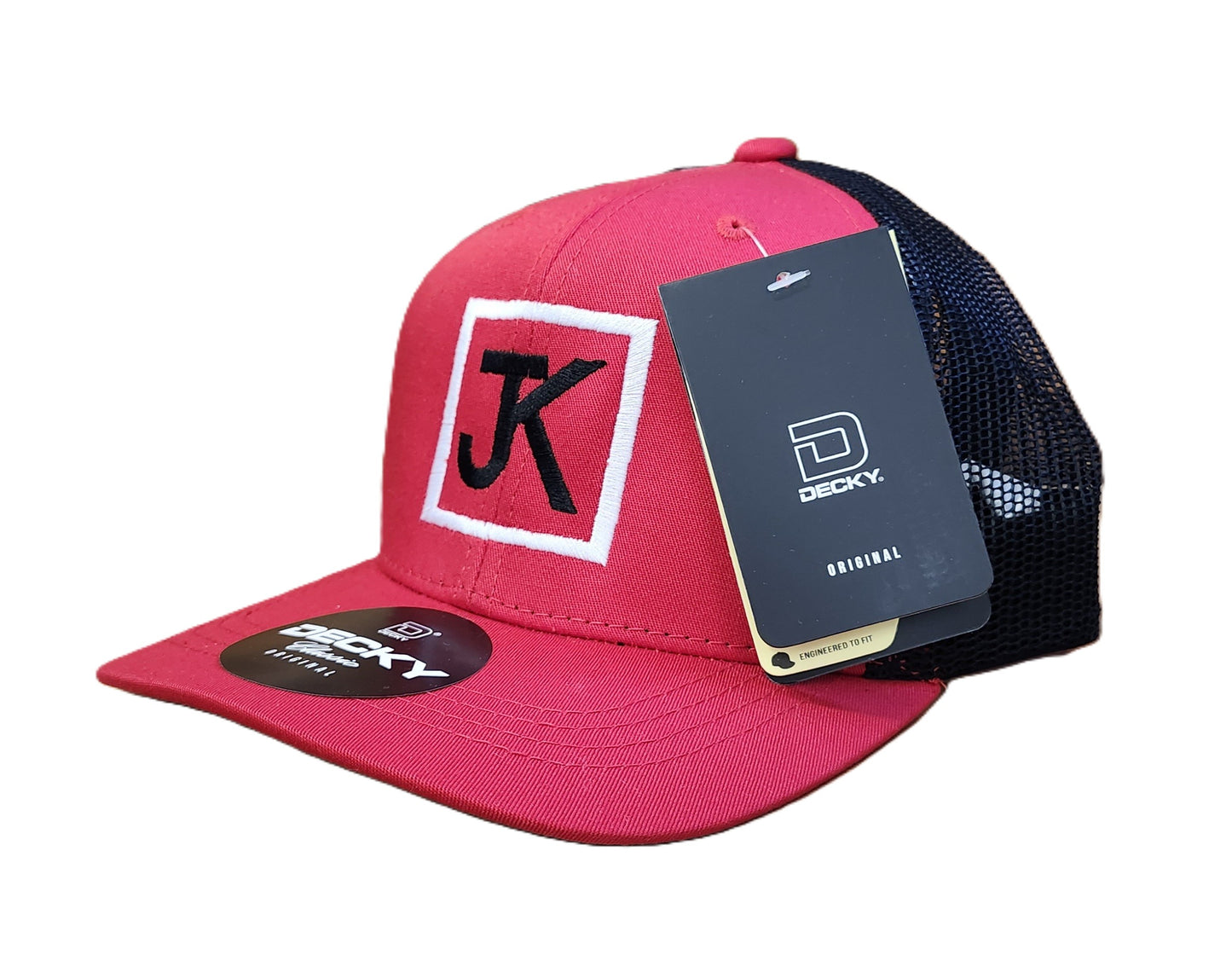 JK Youth Red & Black - Meshback Hat