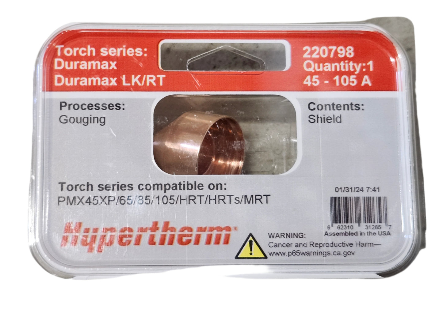 220798 Hypertherm Powermax Gouging Shield 45-105A
