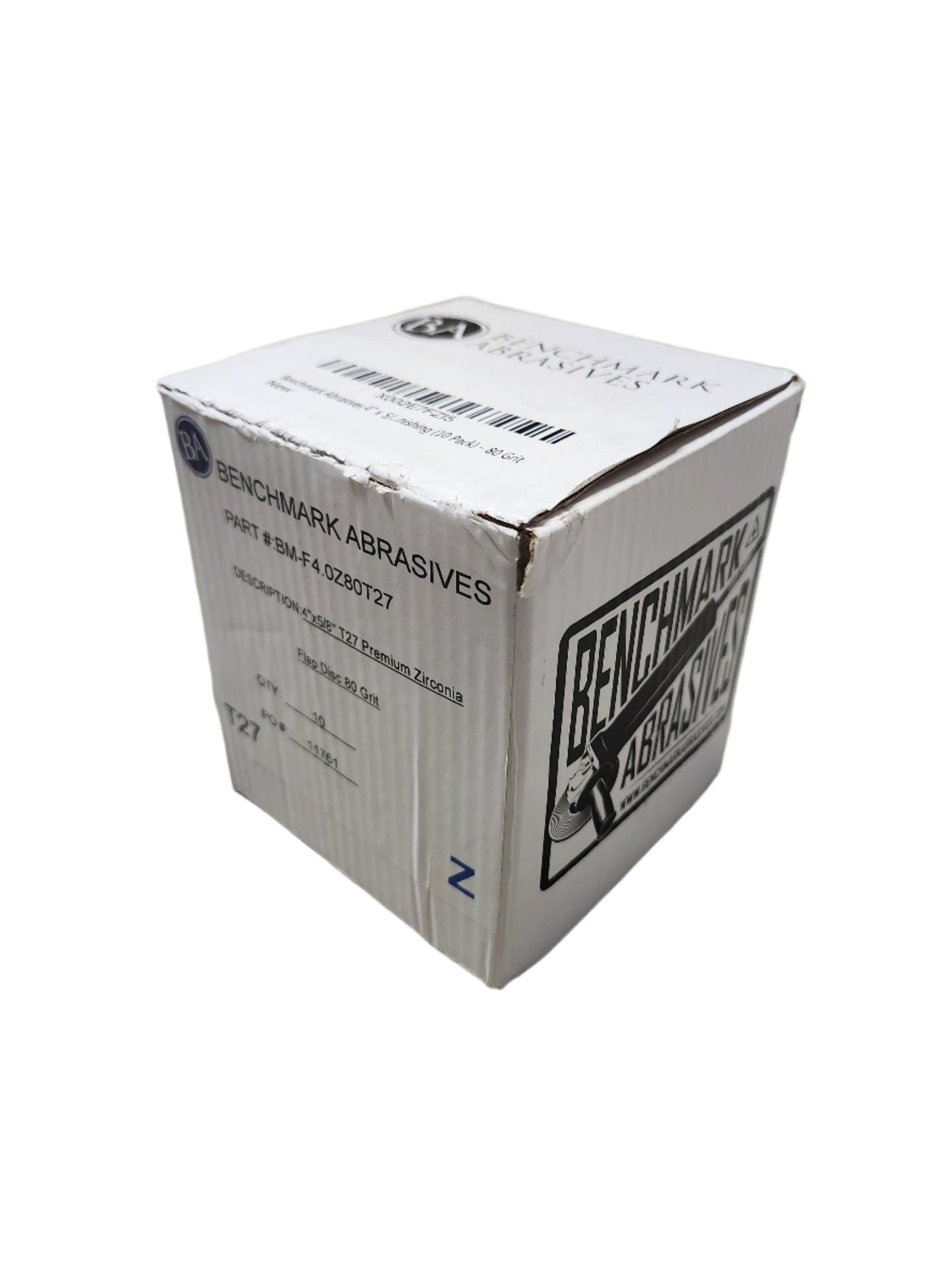BM-T-27 BENCHMARK 4"- 80 Grit Flap Disc - 5/8"