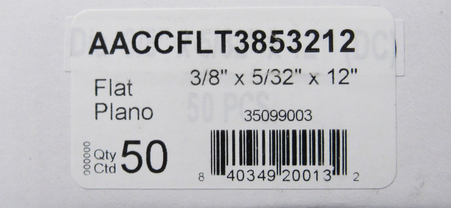 Carbon Arc Gouge Rods - Flat 3/8" x 5/32" x 12" - Box of 50