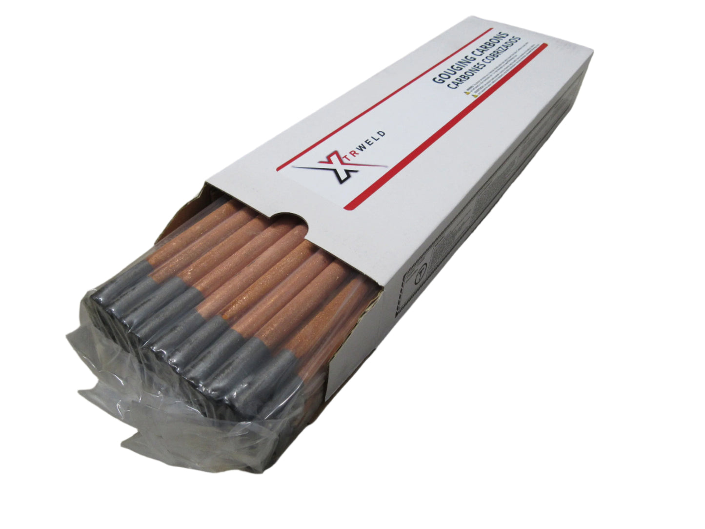 Carbon Arc Gouge Rods - Pointed 3/8" x 12" - Box of 50