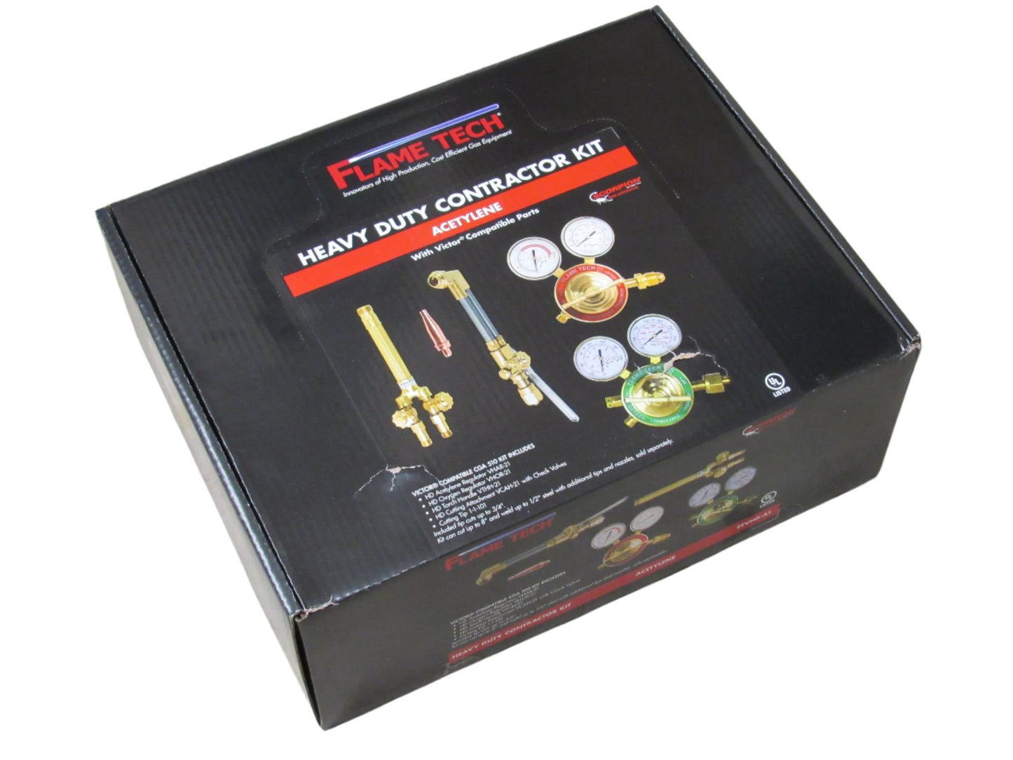 Flame Tech Heavy Duty Torch Kit - Victor - Oxygen/Acetylene