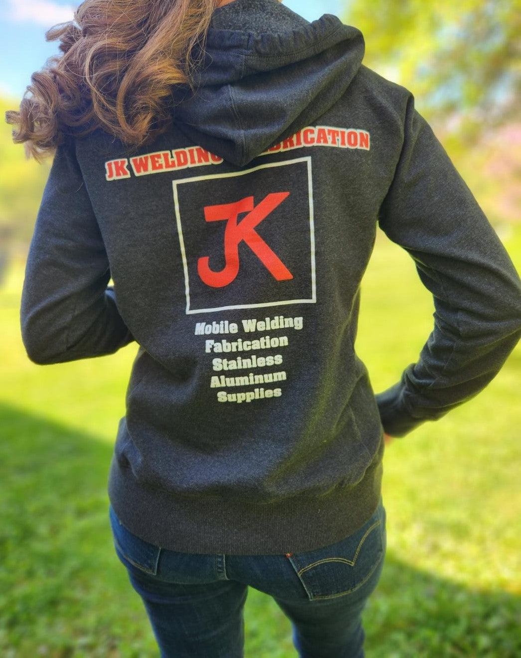 JK Welding and Fab Hoodie - Ladies