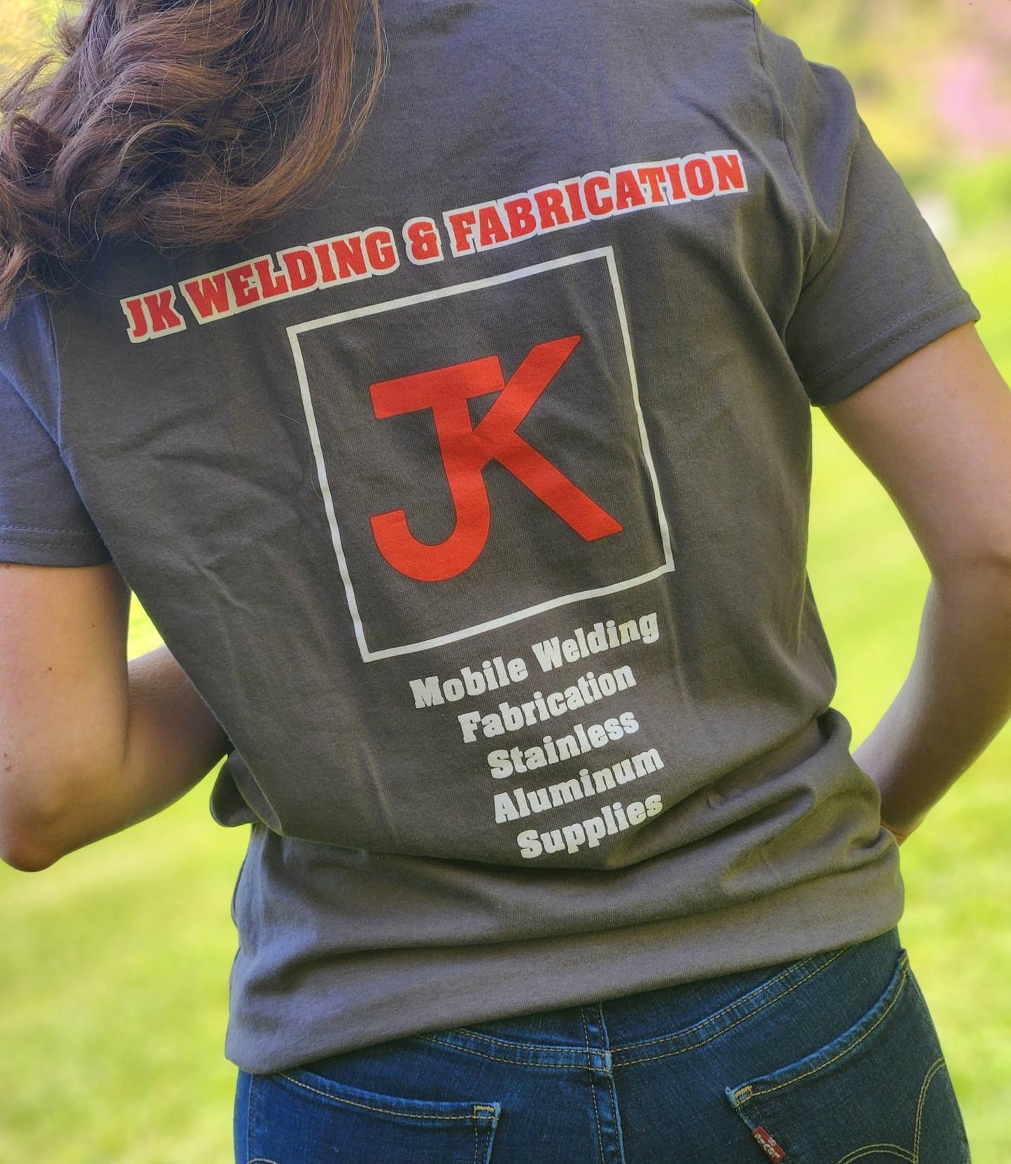 JK Welding and Fab T Shirt - Ladies - Cotton