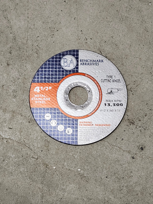 BM-C04540 BENCHMARK Cutting disc 4.5" - .040" - 7/8"