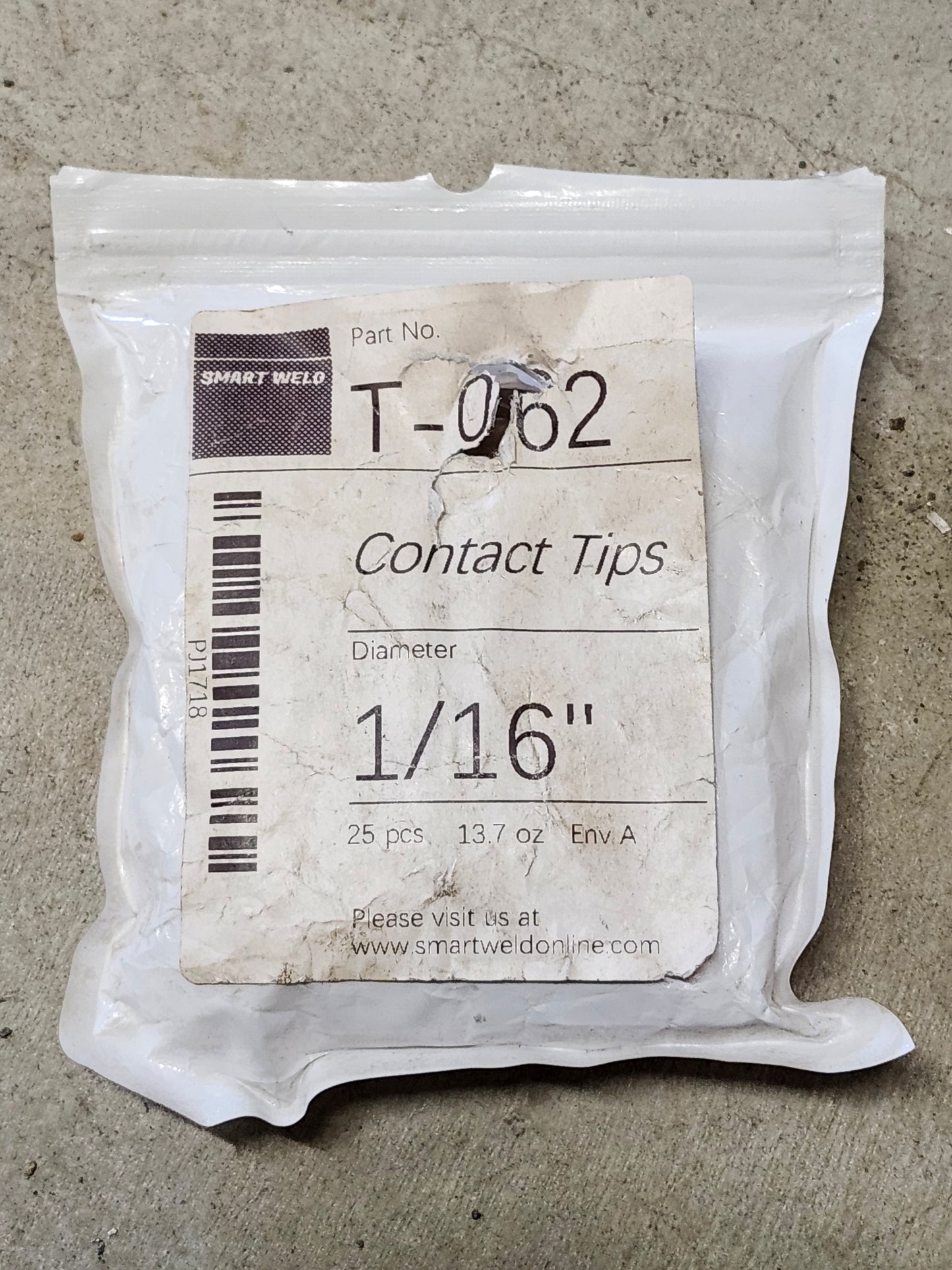 T-062 Contact Tips - Bernard Centerfire 1/16"