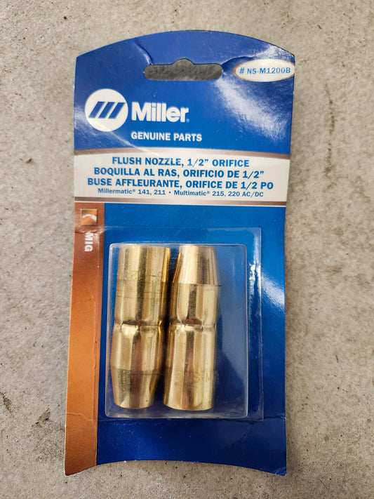 NS-M1200B Miller Nozzle 1/2" Orifice - 2 pk