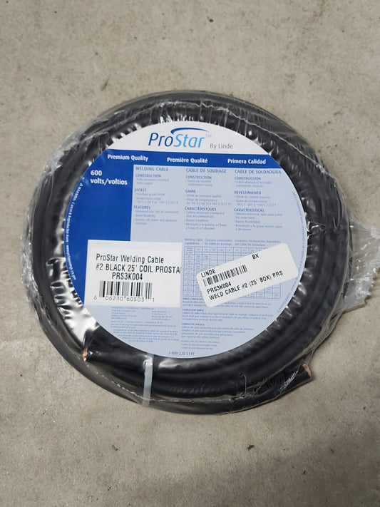 Pro Star welding cable #2 - 25'