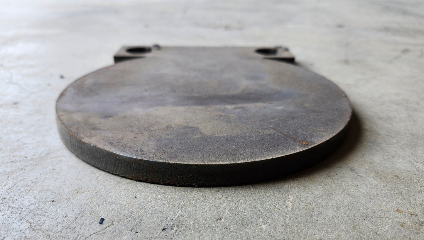 7" Target CNC cut - 3/8" A36