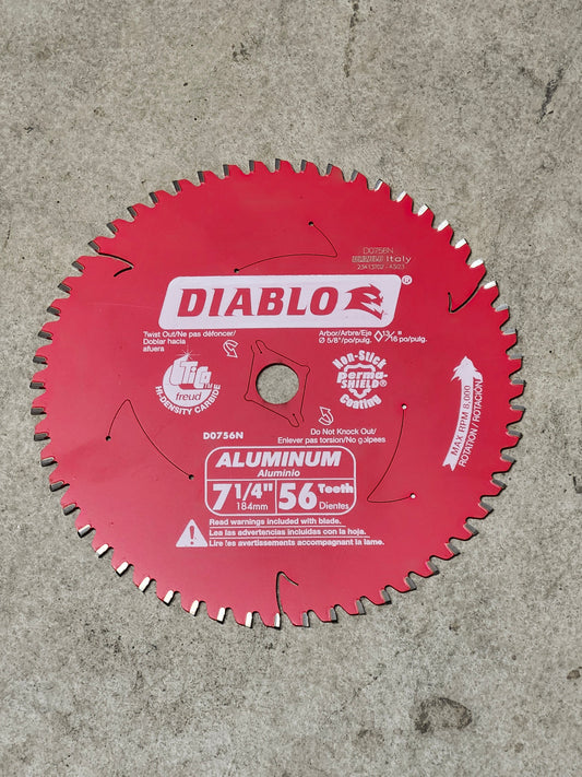 Diablo 7 1/4" - Aluminum Circular Saw Blade