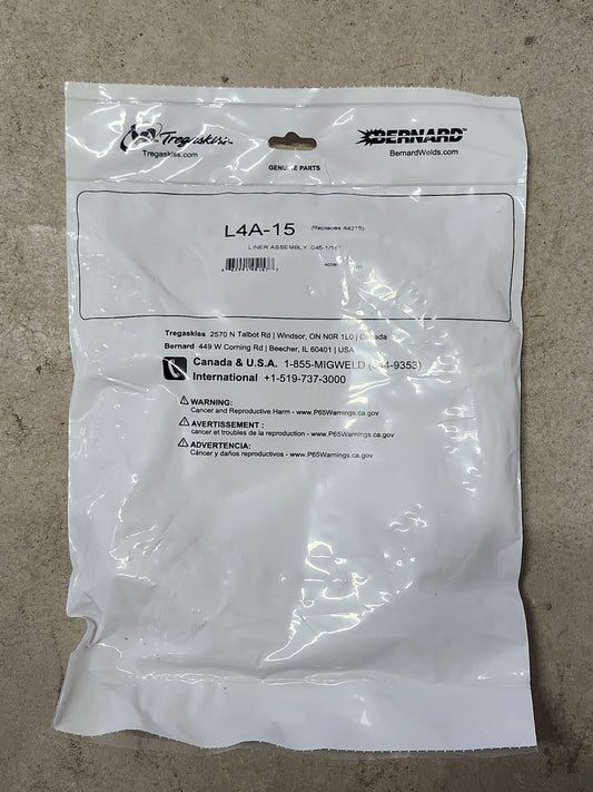 Bernard Liner Assembly .045 - 1/16 15 ft