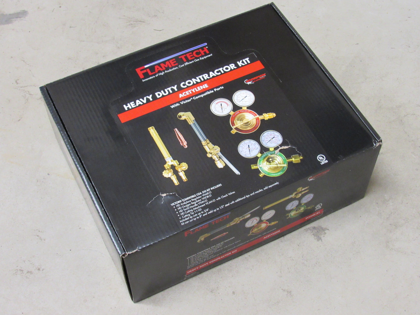 FTVHD-A1 Heavy Duty Torch Kit - Victor - Oxygen/Acetylene