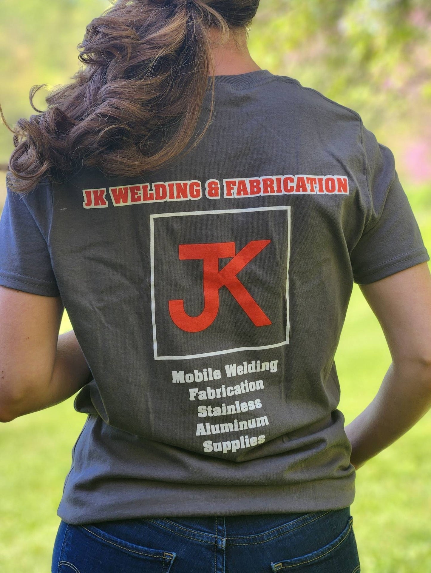 JK Welding and Fab T Shirt - Ladies - Cotton